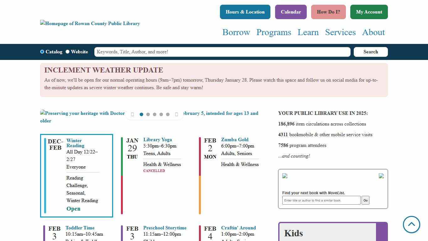 Home Rowan County Public Library